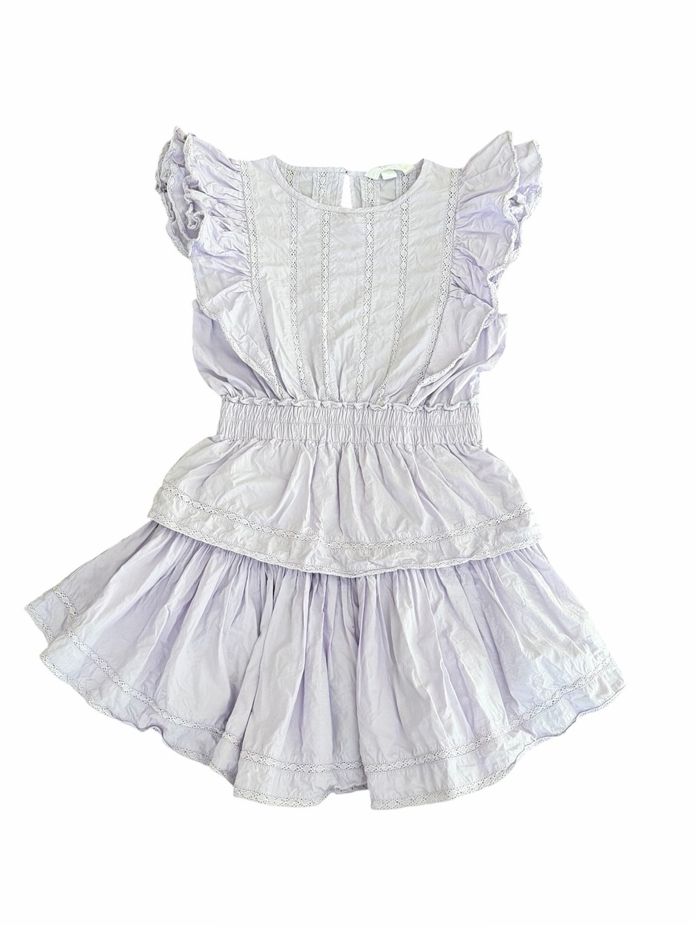 Eyelet & Ivy (14y) Lavender Ruffled Dress